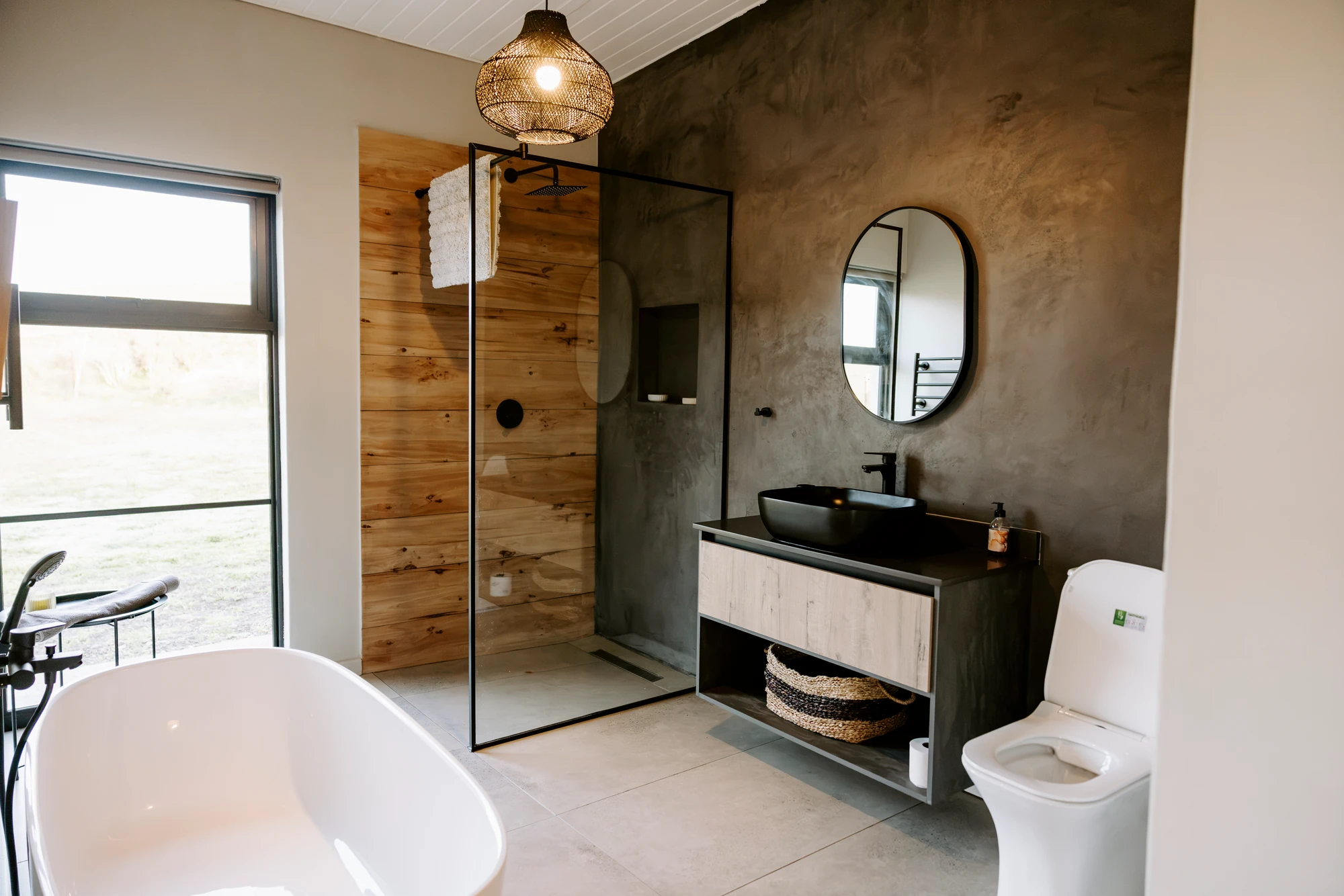 Kruisrivier Farmstead bathroom