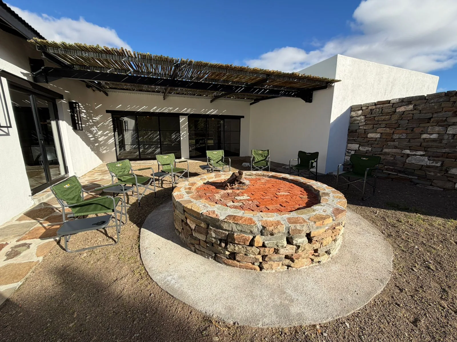 Kruisrivier Farmstead braai area