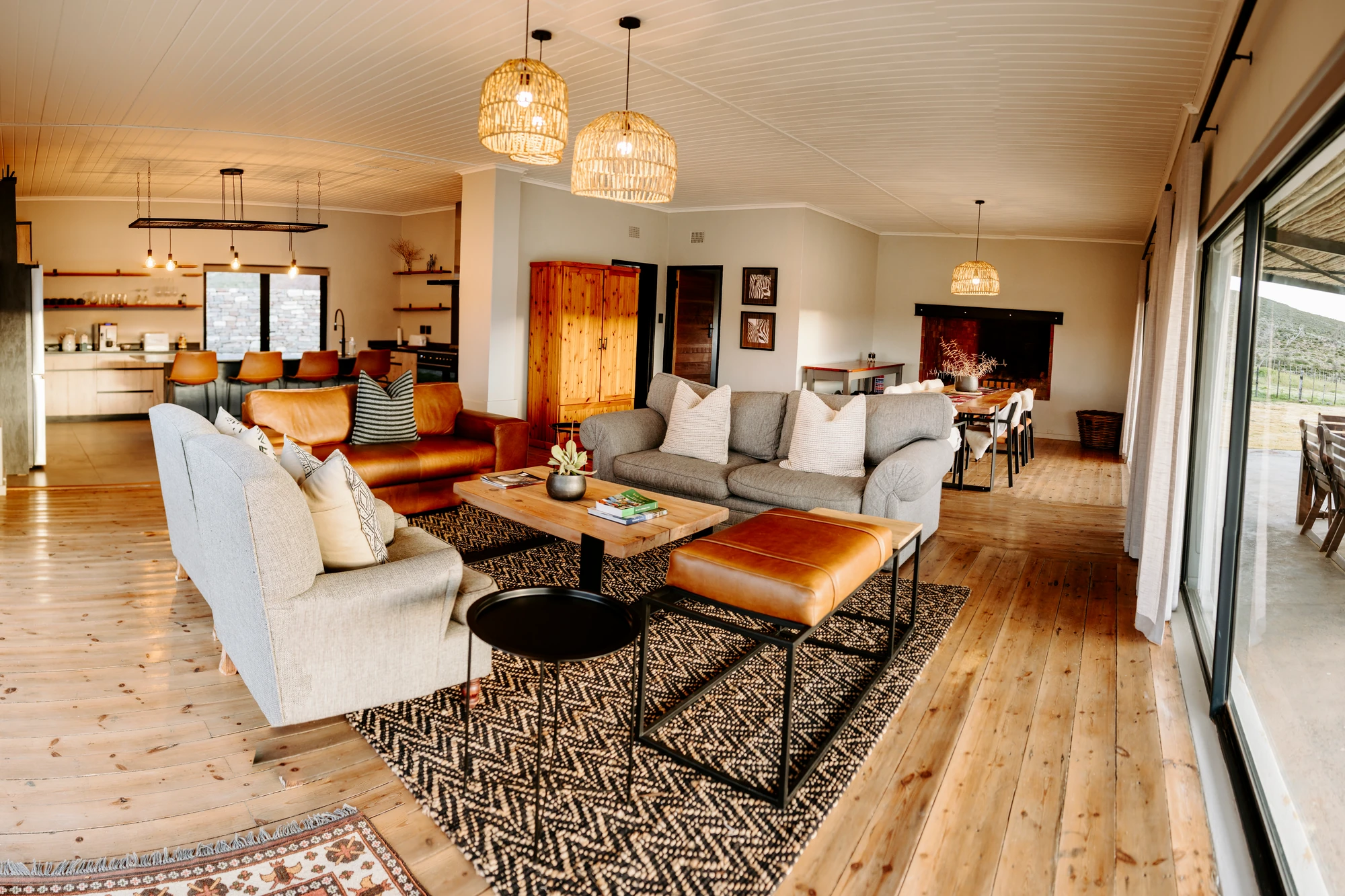 Kruisrivier Farmstead dining area