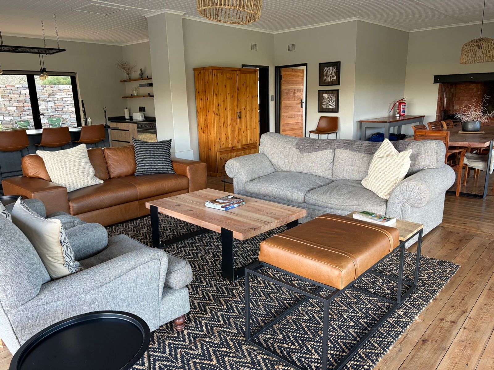 Kruisrivier Farmstead lounge
