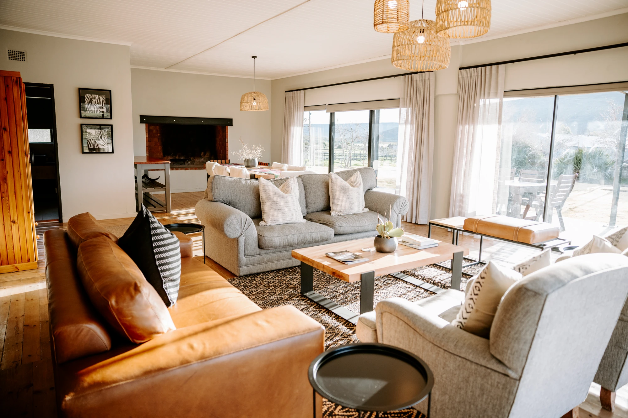 Kruisrivier Farmstead lounge